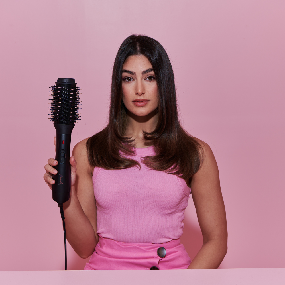 Mermade Hair Blow Dry Brush Black