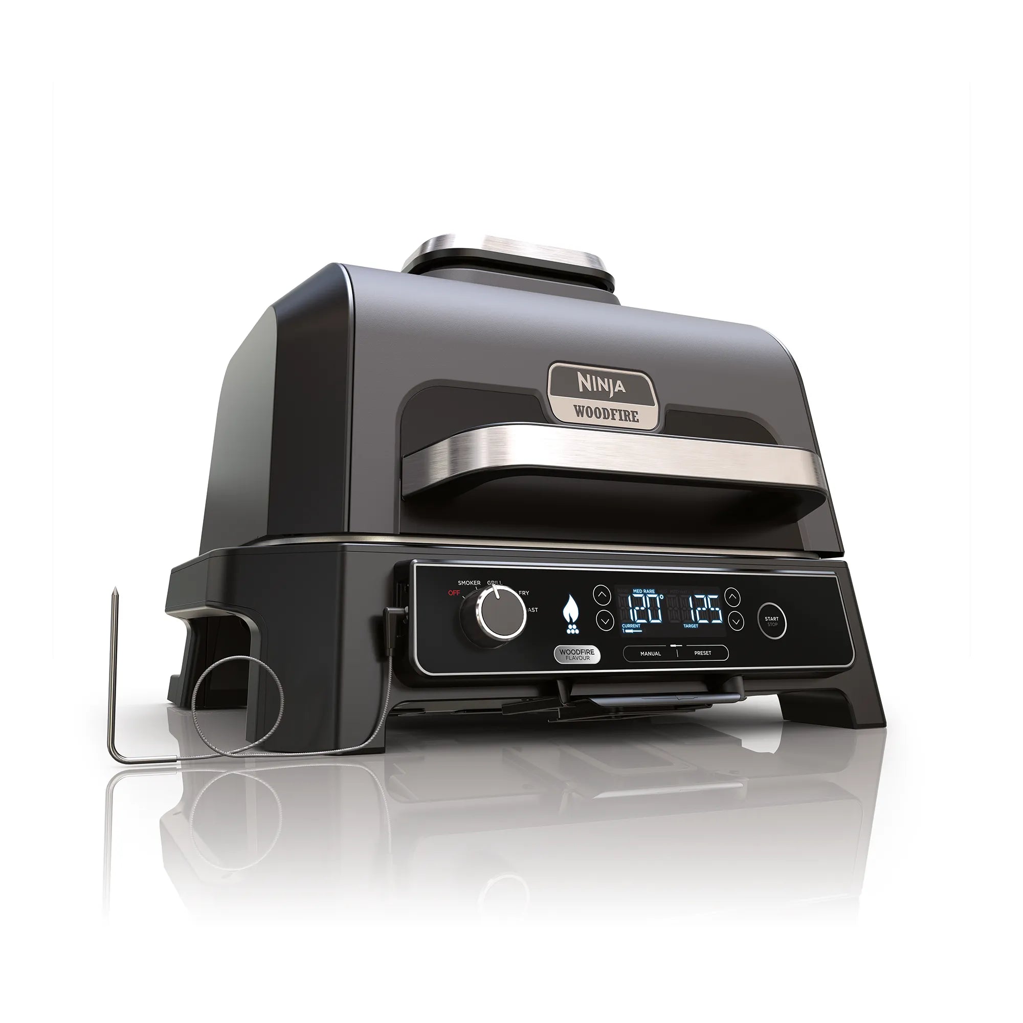 Woodfire Pro XL Outdoor Electric BBQ Grill & Smoker