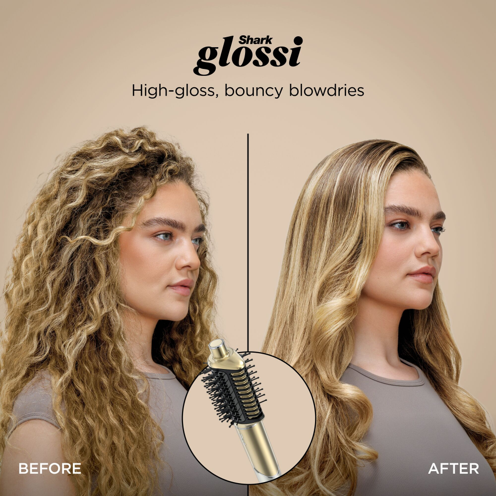Shark Beauty Glam Ceramic & Air Styling Drying System with Diffuser Gold