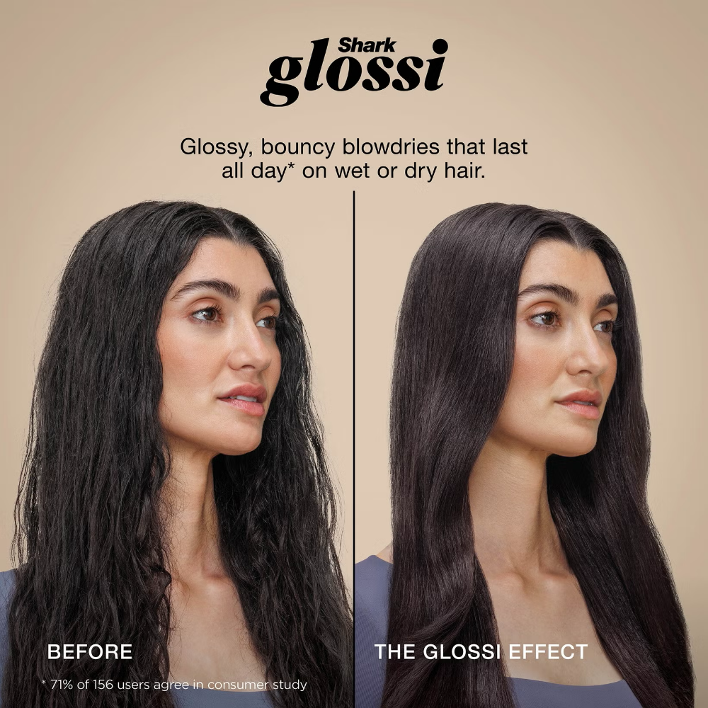 Shark Beauty Glossi 2-In-1 Hot Tool & Air Glosser Juniper
