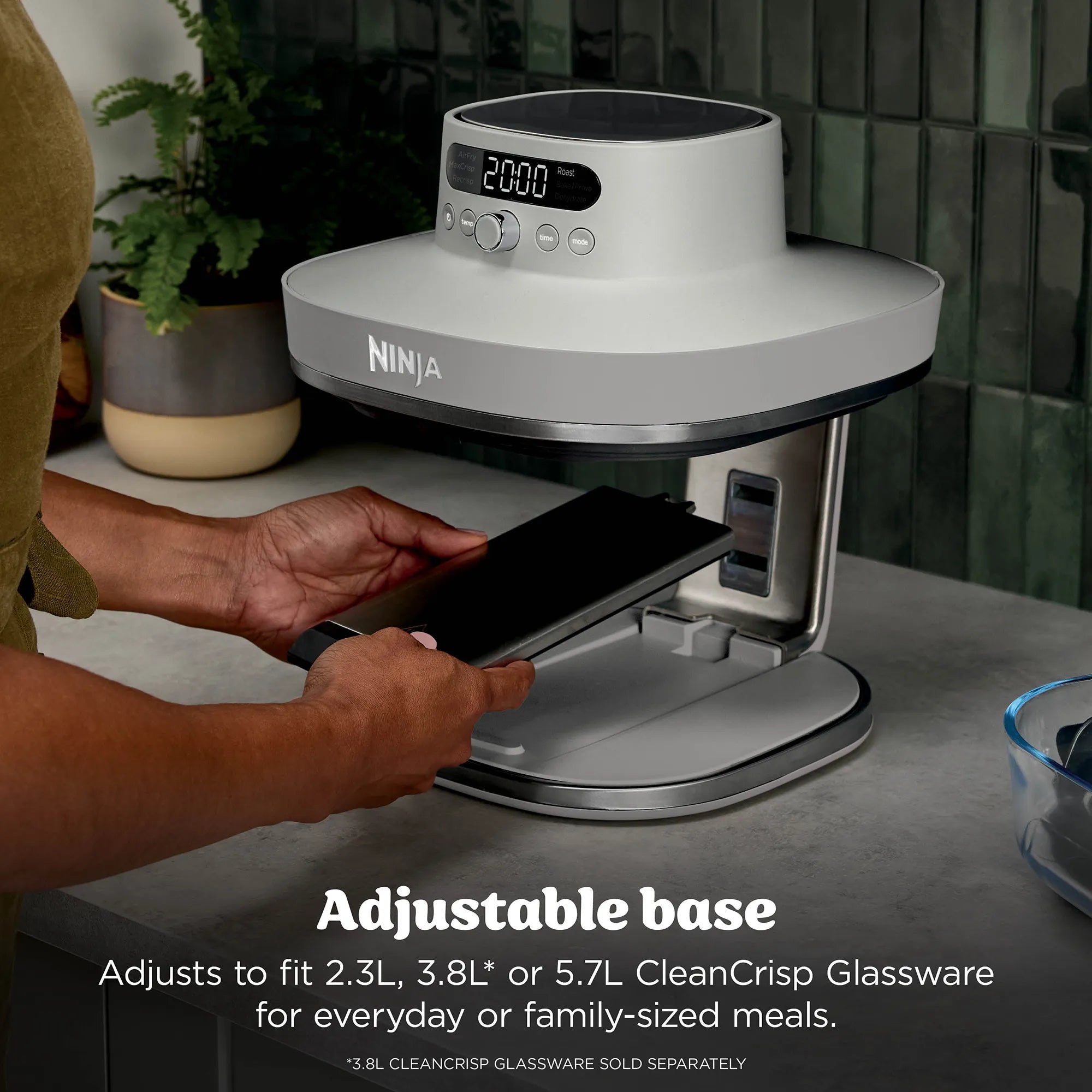 Ninja Crispi Pro 6-in-1 Countertop Glass Air Fryer