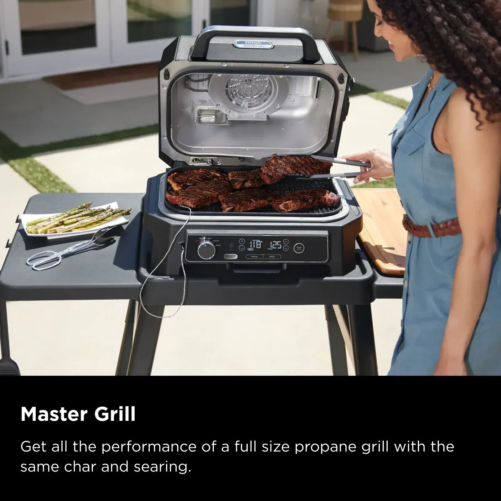 Woodfire Pro XL Outdoor Electric BBQ Grill & Smoker
