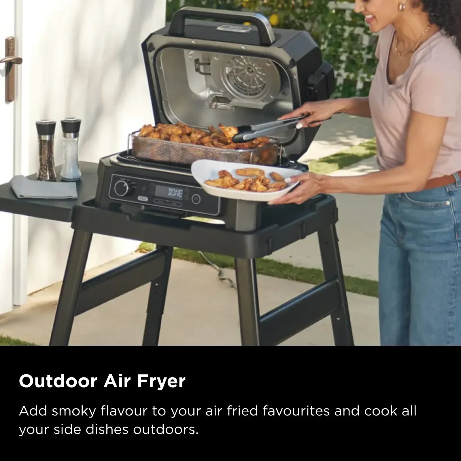 Woodfire Pro XL Outdoor Electric BBQ Grill & Smoker