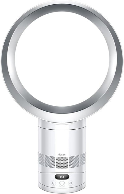Dyson Cool™ CF1 Desk Fan, White/Silver – Bladeless Quiet Cooling Fan with Air Multiplier™ Technology, MyDyson™ App Control, Sleep Mode, Energy Efficient
