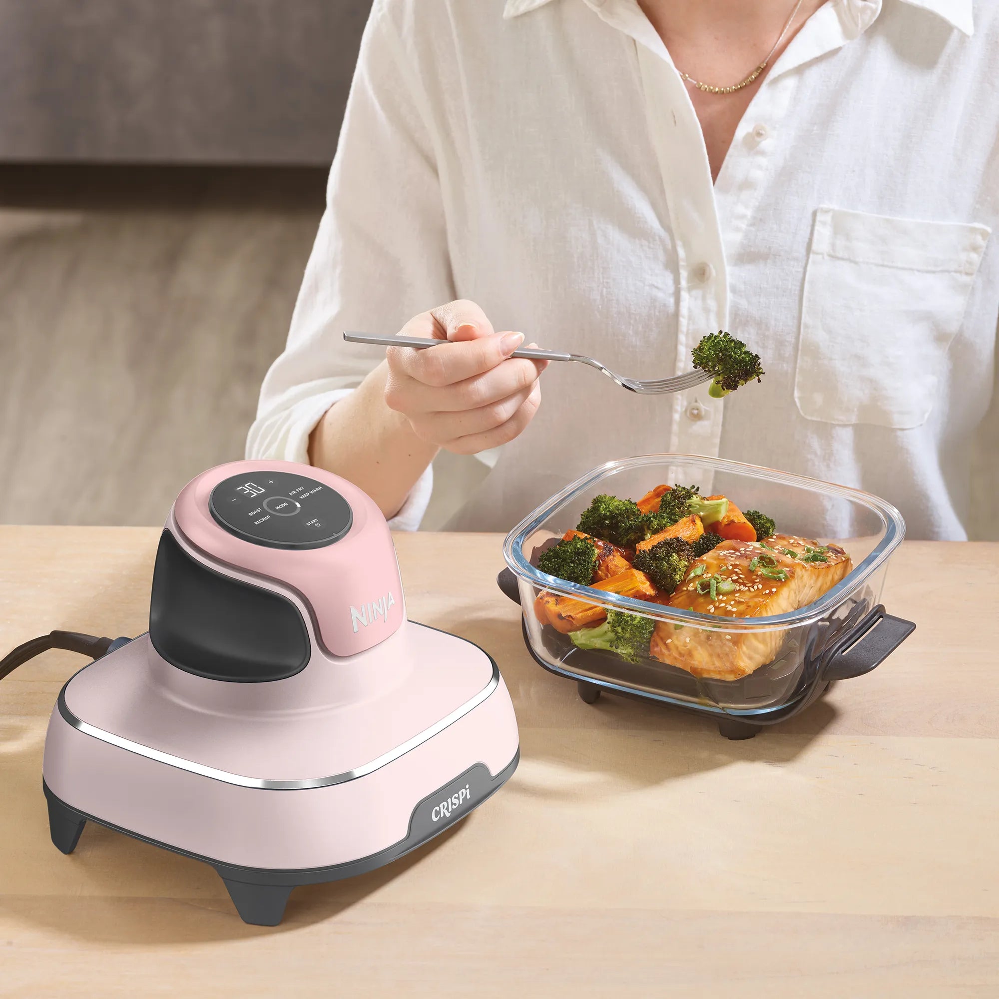 Ninja Crispi 4-in-1 Portable Glass Air Fryer