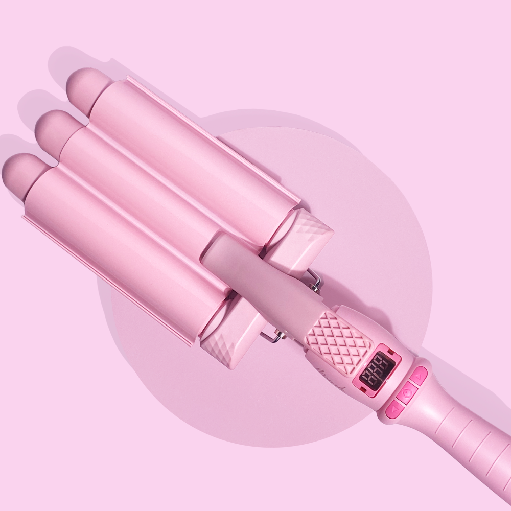 Mermade Hair Mini Pro Waver Pink 25mm