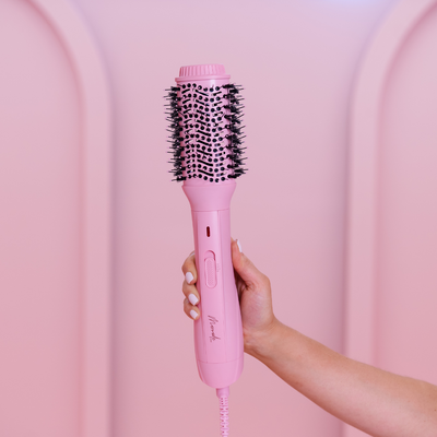 Mermade Hair Blow Dry Brush Pink