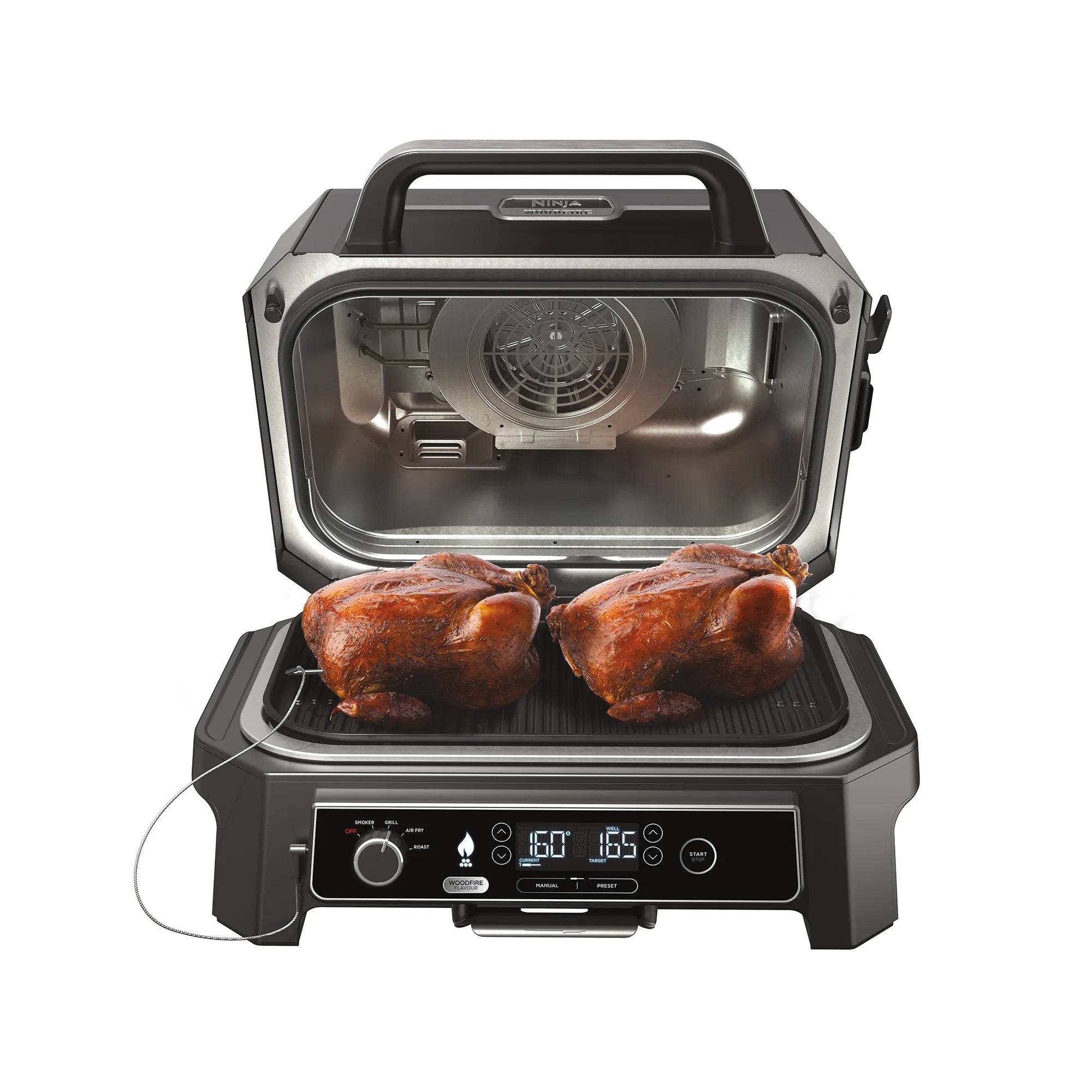 Woodfire Pro XL Outdoor Electric BBQ Grill & Smoker