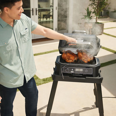 Woodfire Pro XL Outdoor Electric BBQ Grill & Smoker