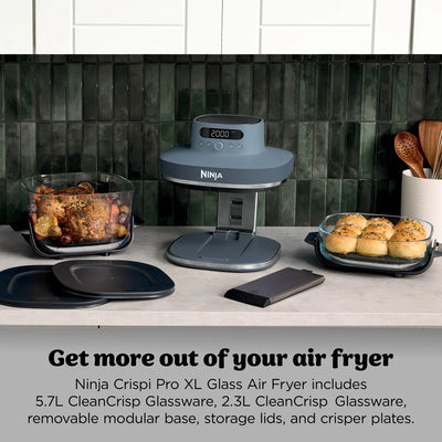 Ninja Crispi Pro 6-in-1 Countertop Glass Air Fryer