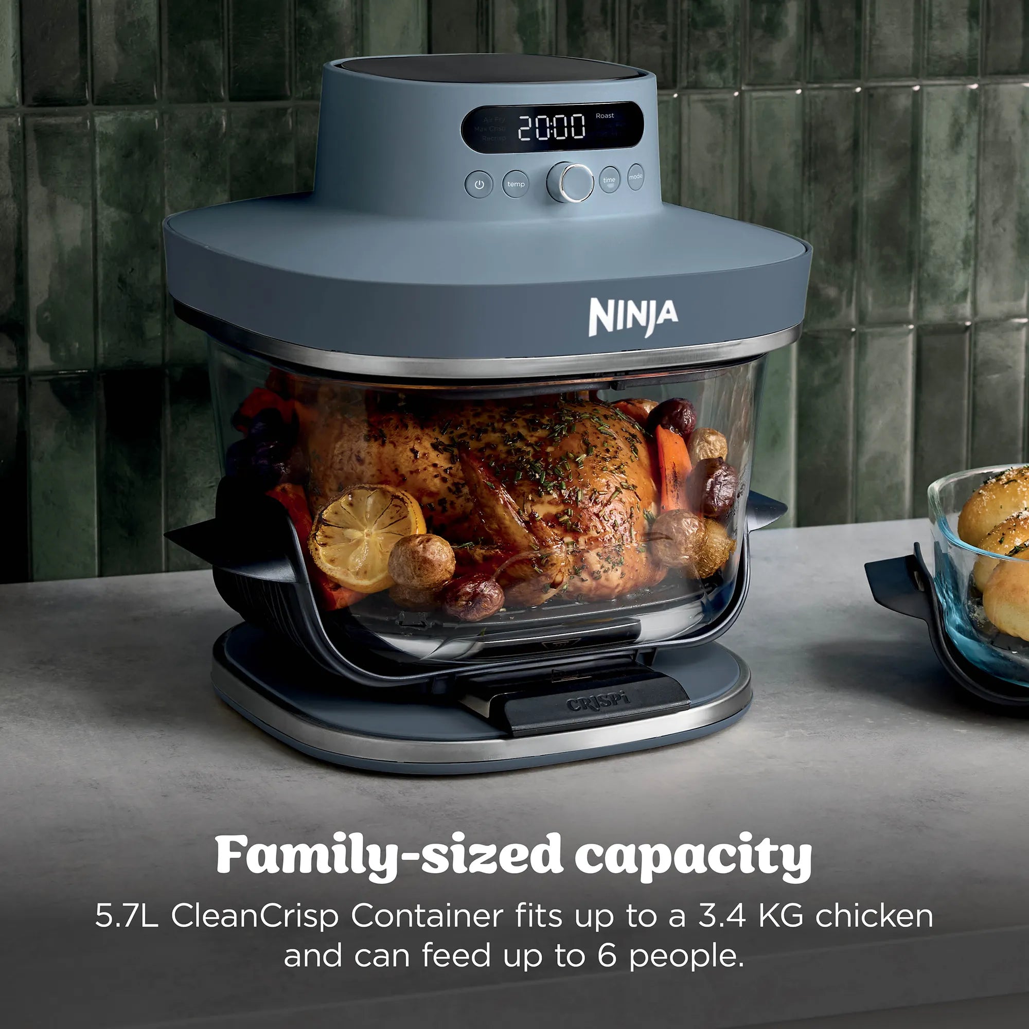 Ninja Crispi Pro 6-in-1 Countertop Glass Air Fryer