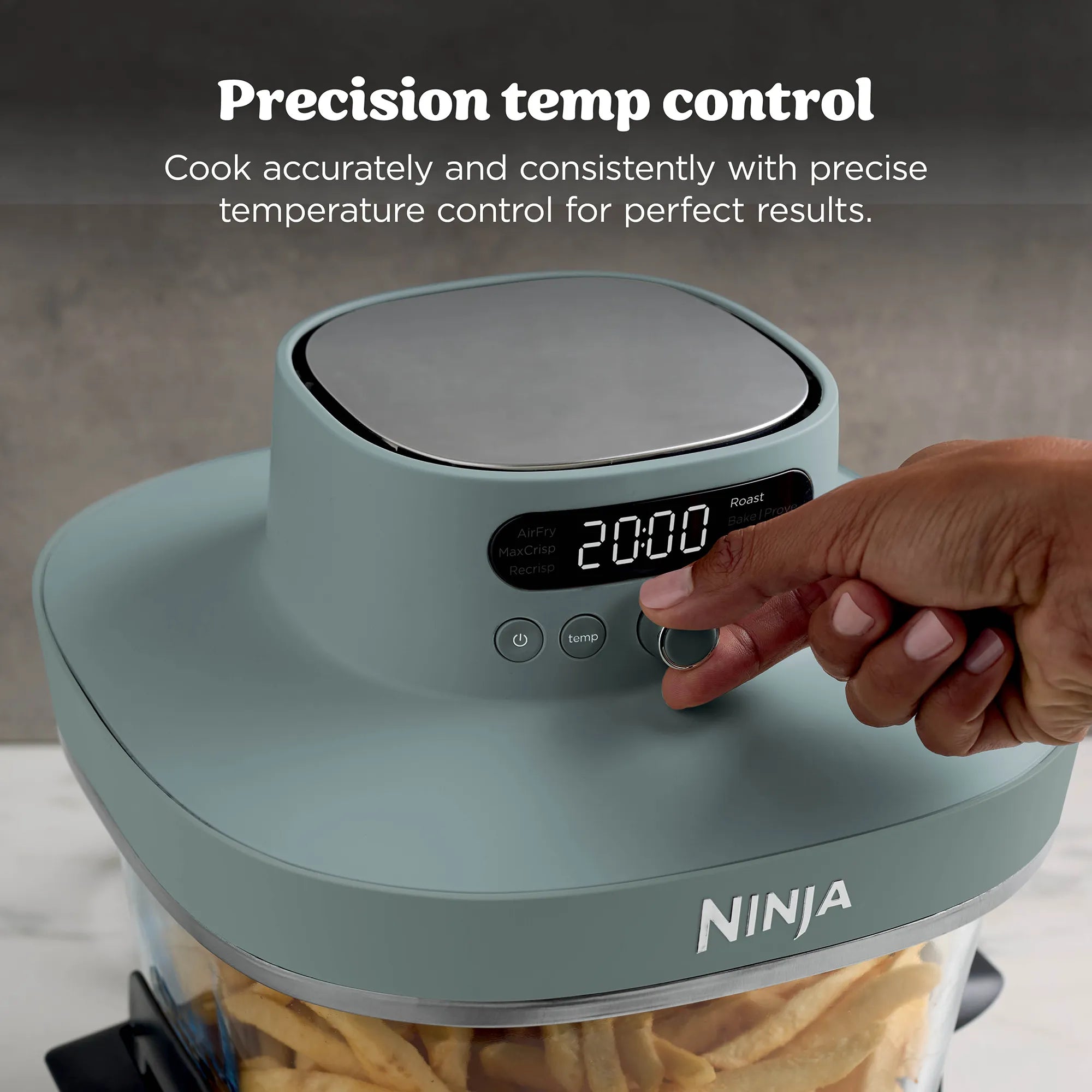 Ninja Crispi Pro 6-in-1 Countertop Glass Air Fryer