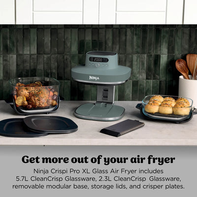 Ninja Crispi Pro 6-in-1 Countertop Glass Air Fryer