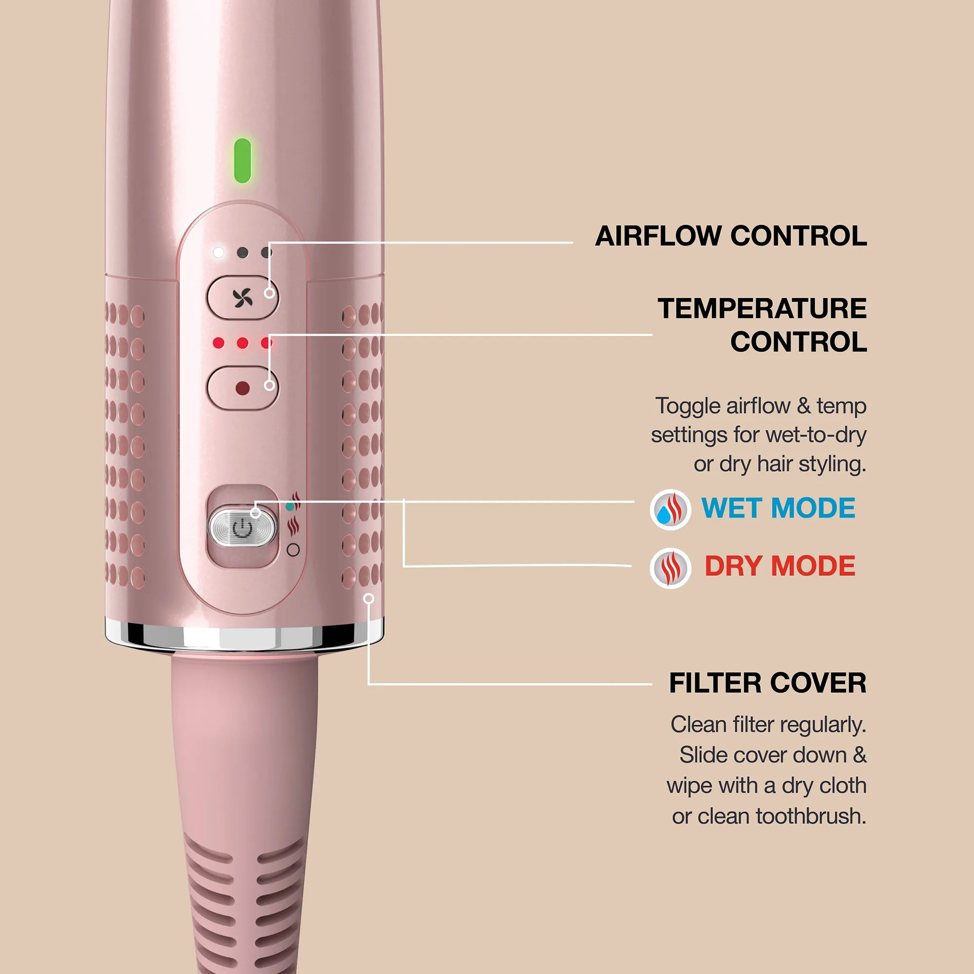 Shark Glossi 2-in-1 Hot Tool and Air Glosser