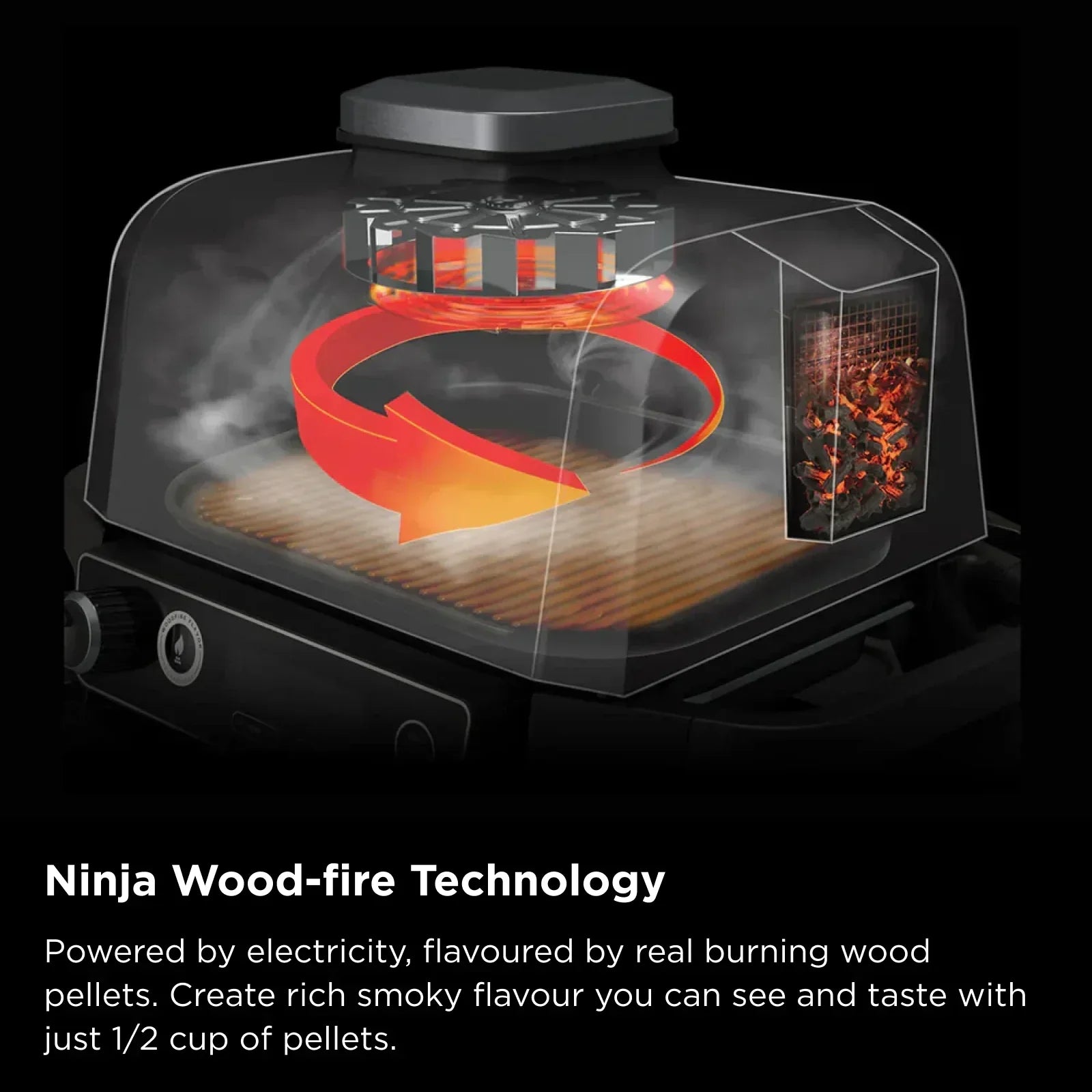Woodfire Pro XL Outdoor Electric BBQ Grill & Smoker