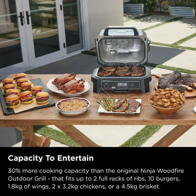 Woodfire Pro XL Outdoor Electric BBQ Grill & Smoker